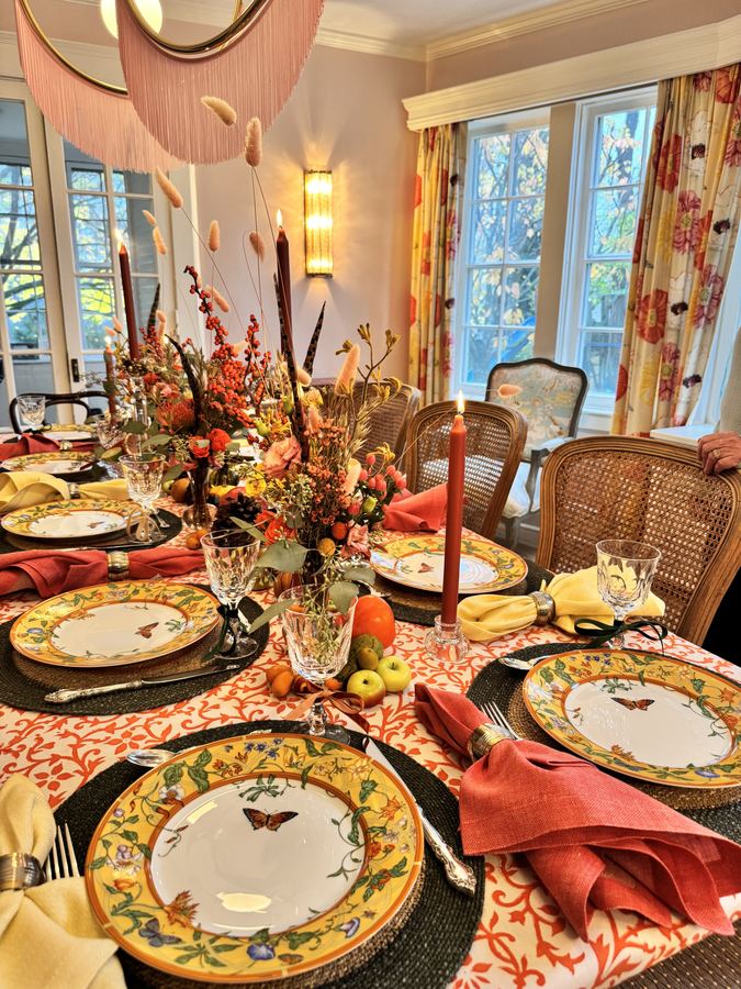 Thanksgiving wide, whole table